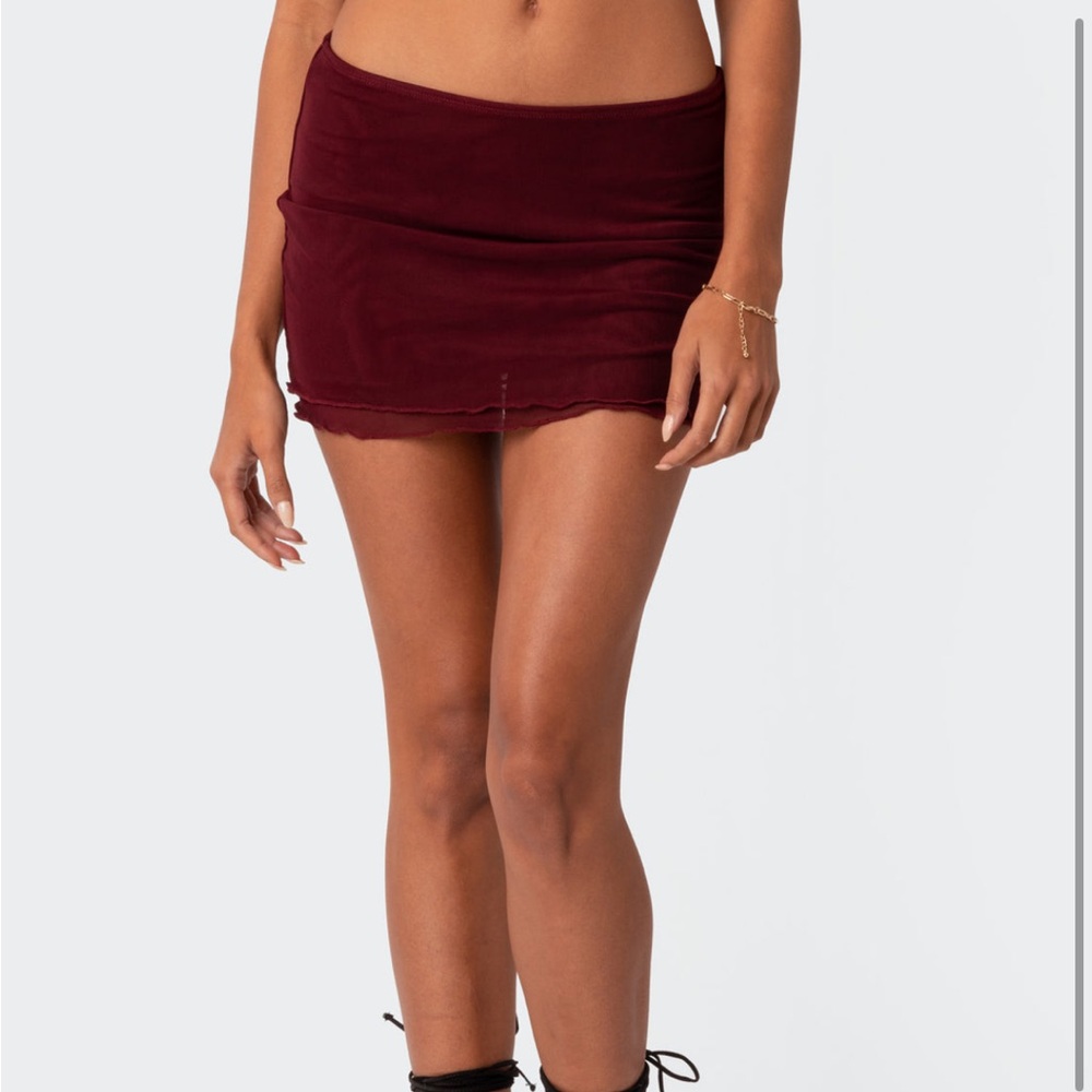 EDIKTED low rise mini skirt